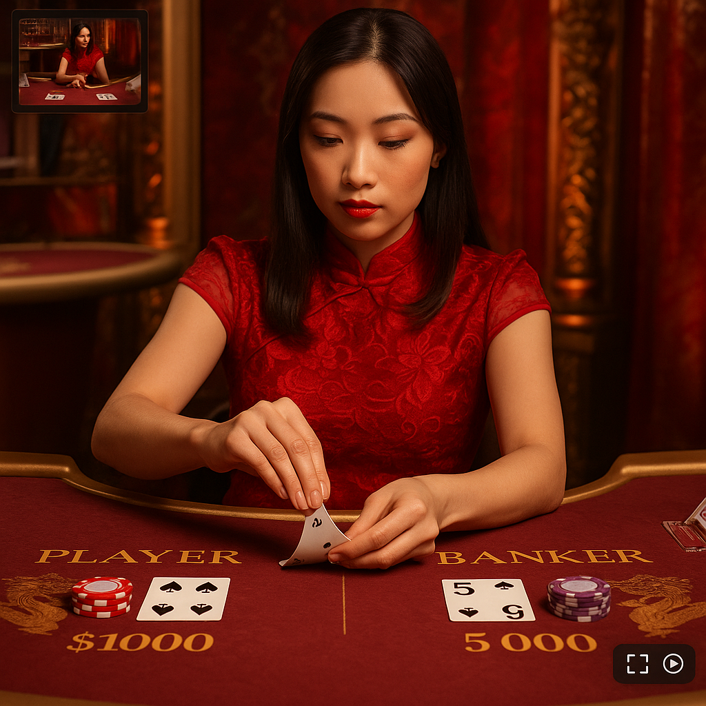 Cashed - Live Baccarat - Professional Dealers
