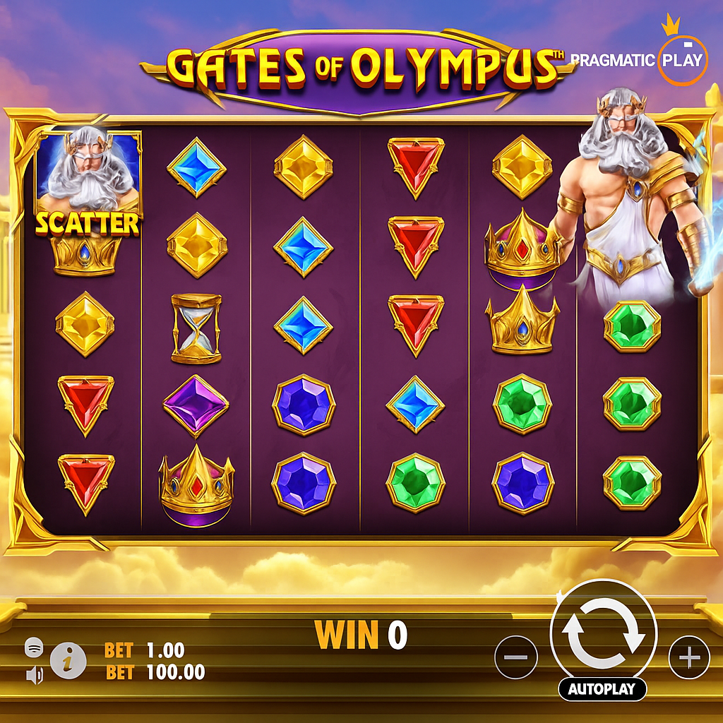 Cashed Casino - Gates of Olympus Slot Game - Pragmatic Play