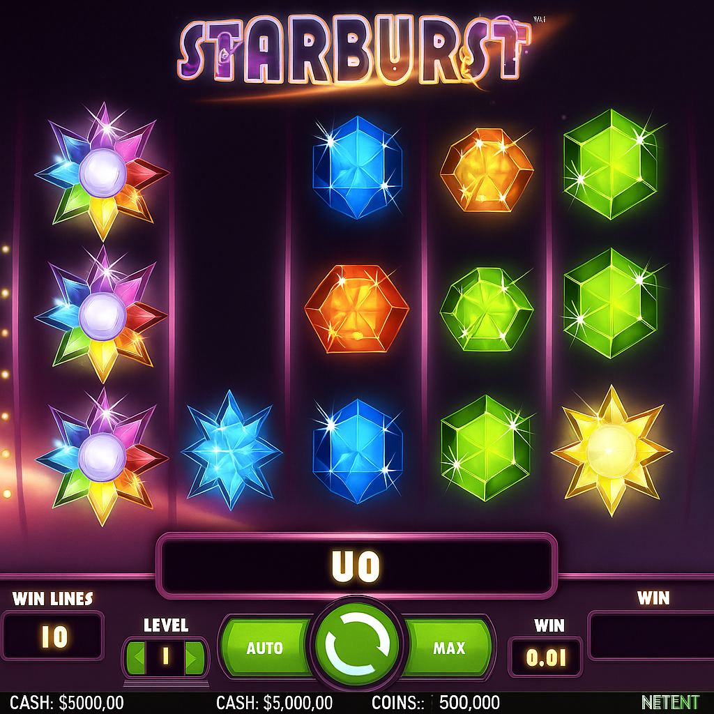 Cashed - Starburst Slot Game - Online Casino