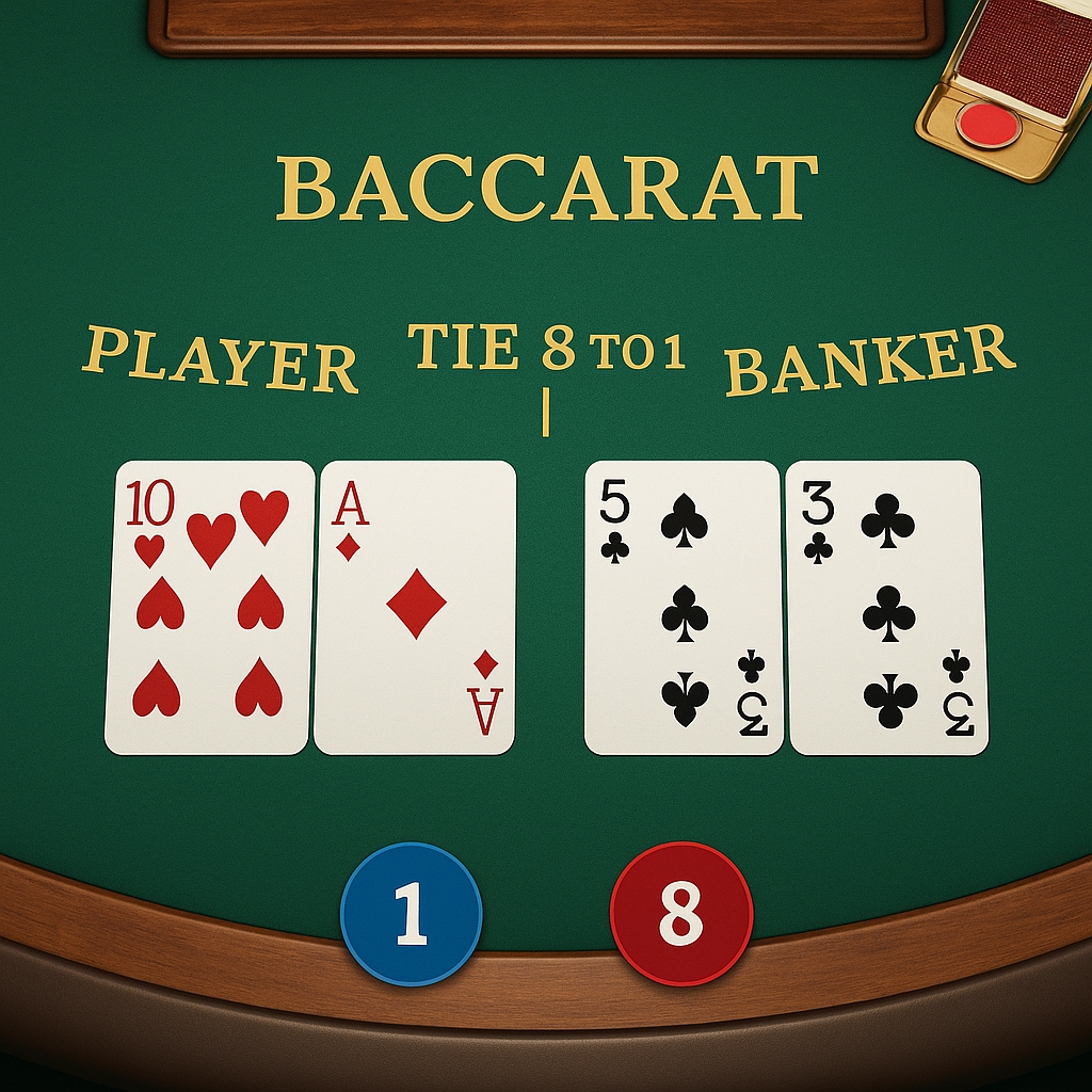 Cashed - Baccarat Table Game - Classic Casino