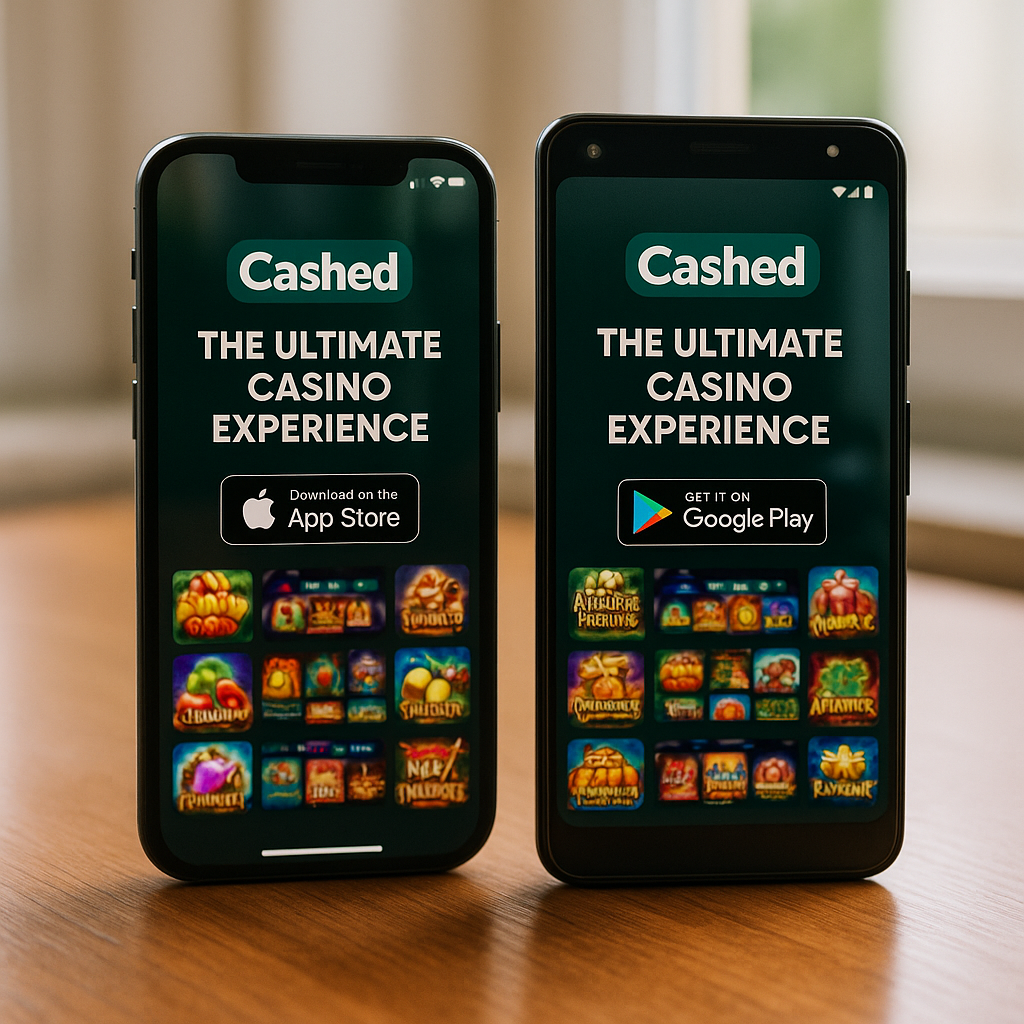 Cashed Casino - Jeu mobile sans application - Compatible iOS et Android